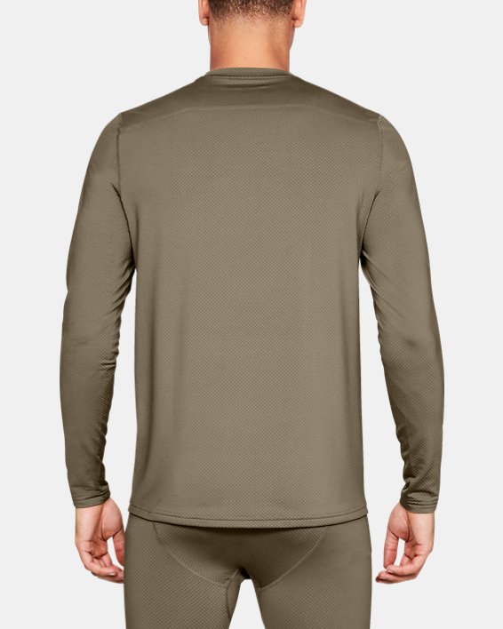 Men's UA Tactical Crew Base Long Sleeve Shirt, Brown, pdpMainDesktop image number 1